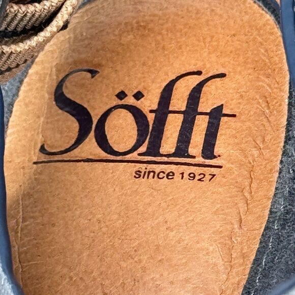 Sofft Gray Perforated Mules - Picture 8 of 10